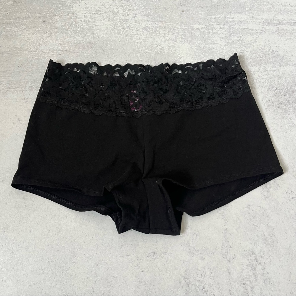 Adore Me Lace Top Brief Medium Black